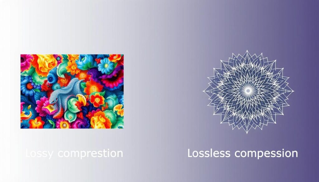 lossy compression and lossless compression