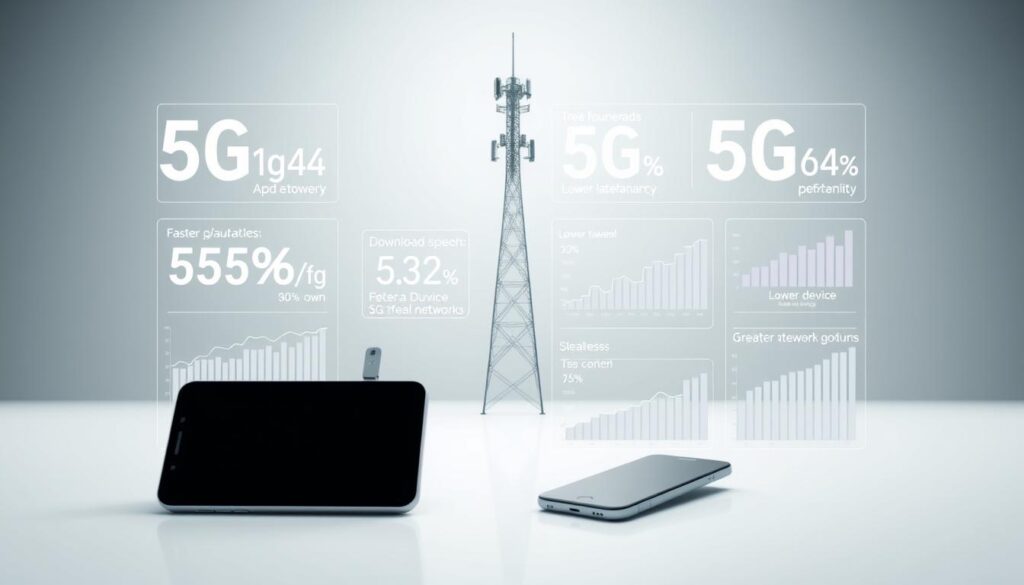 5G network vs previous generations performance metrics and user experience