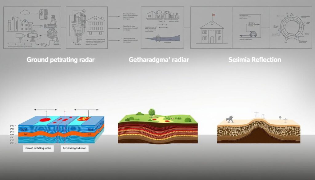 Comparing ground penetrating radar to other methods